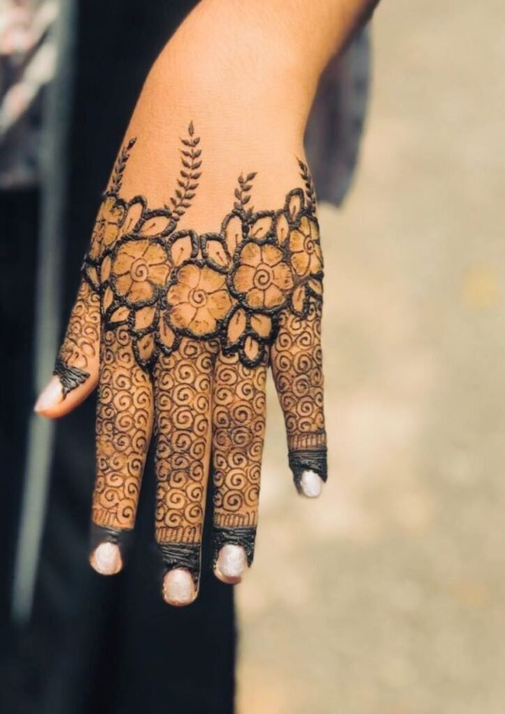 Finger Mehndi Design