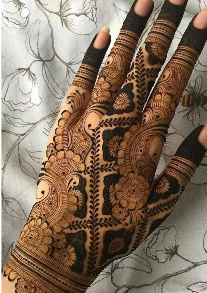 mehndi design front hand