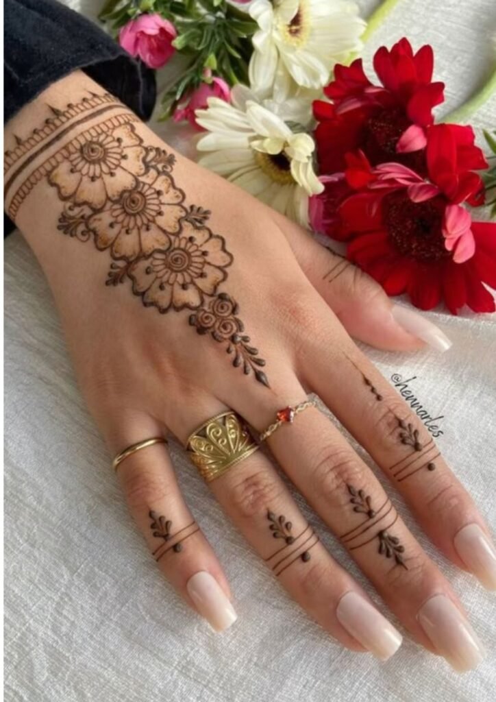 Stylish Simple Mehndi Design