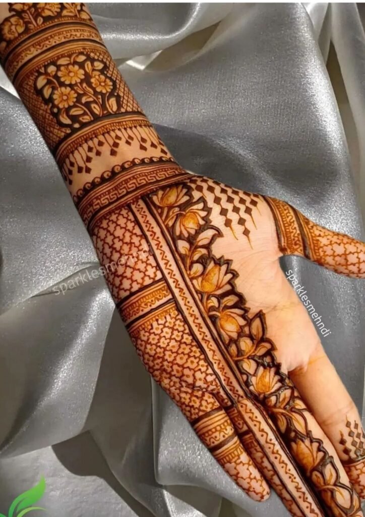 mehndi design front hand