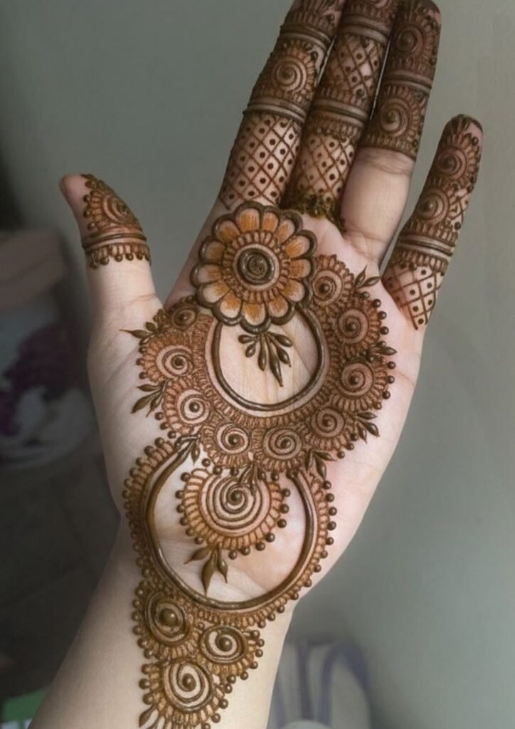Back Hand Mehndi Design