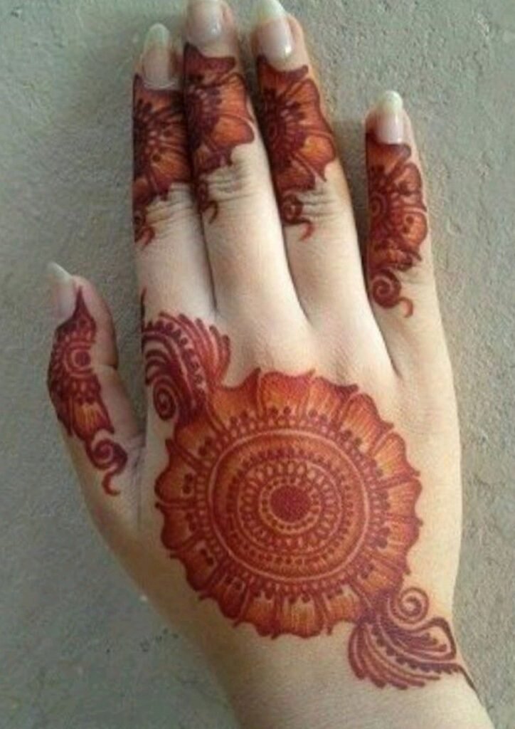 Simple Mehndi Designs for Kids