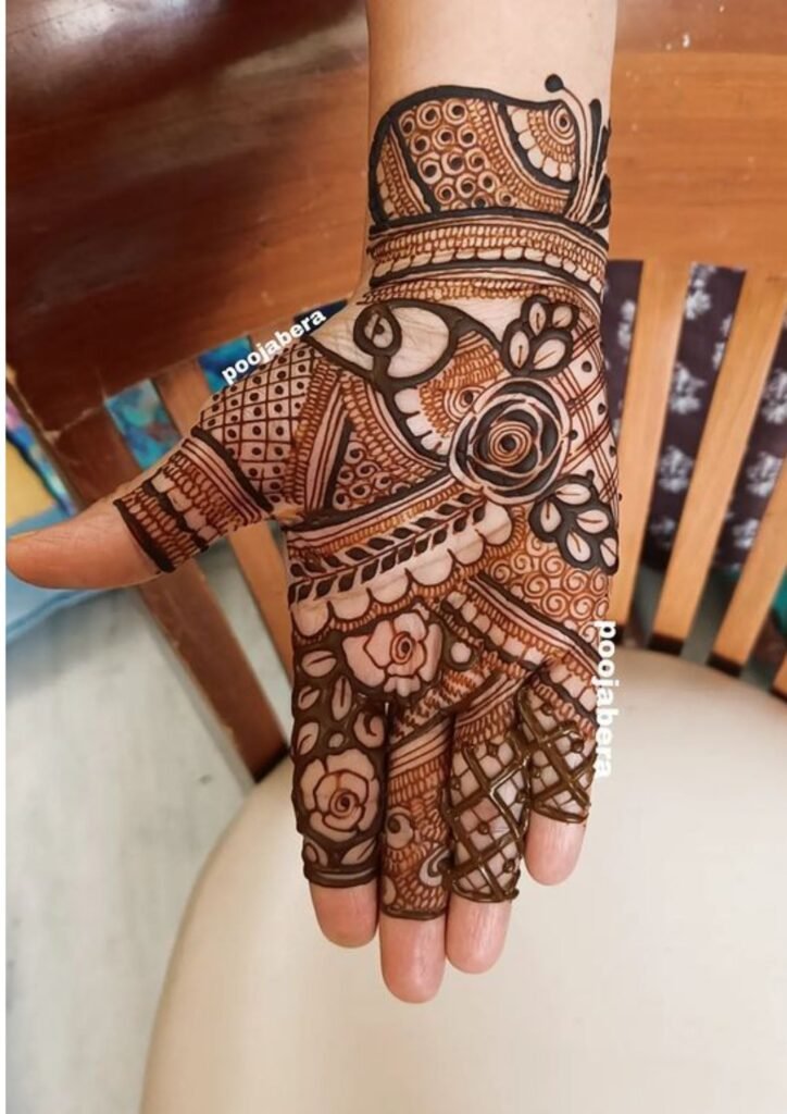 mehndi design front hand
