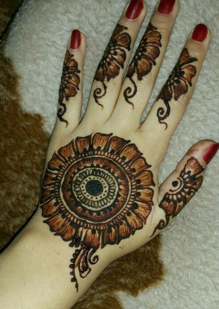 Simple Mehndi Designs for Kids
