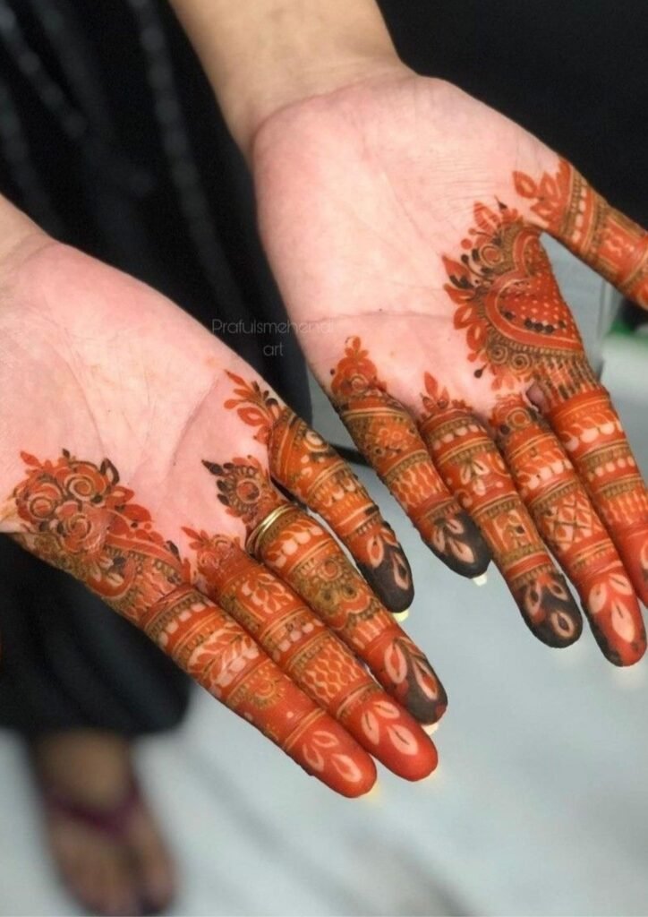 Front Hand Mehndi Design