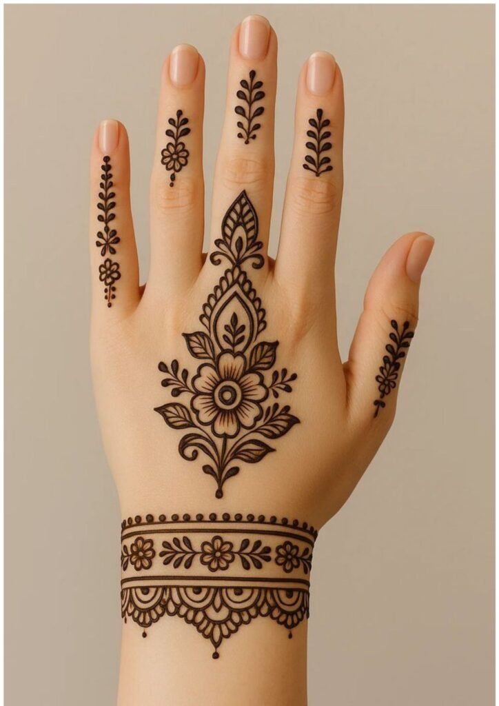 Modern Full Hand Mehndi Designs
