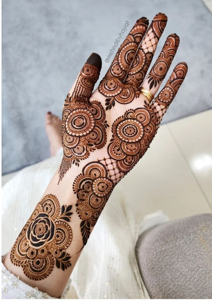 mehndi design front hand