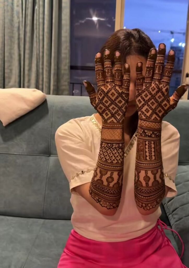 Stylish Full Hand Mehndi Design