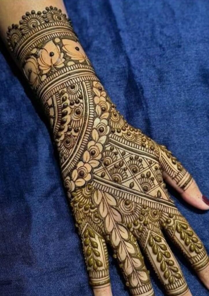 Mehndi Design Back Hand 