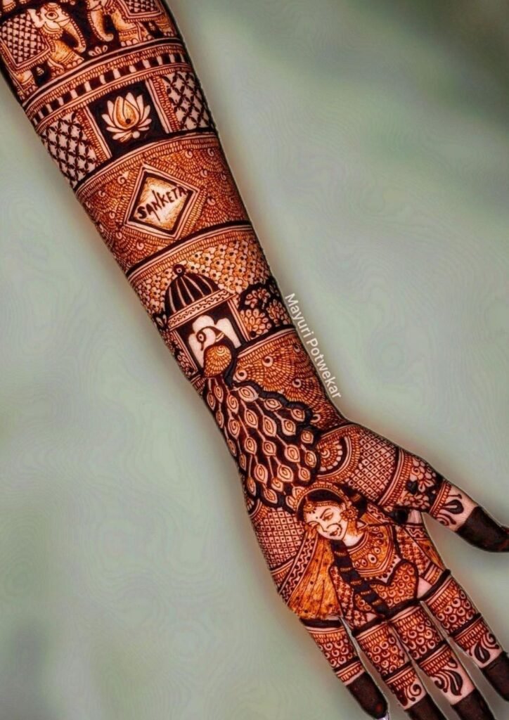 mehndi design front hand