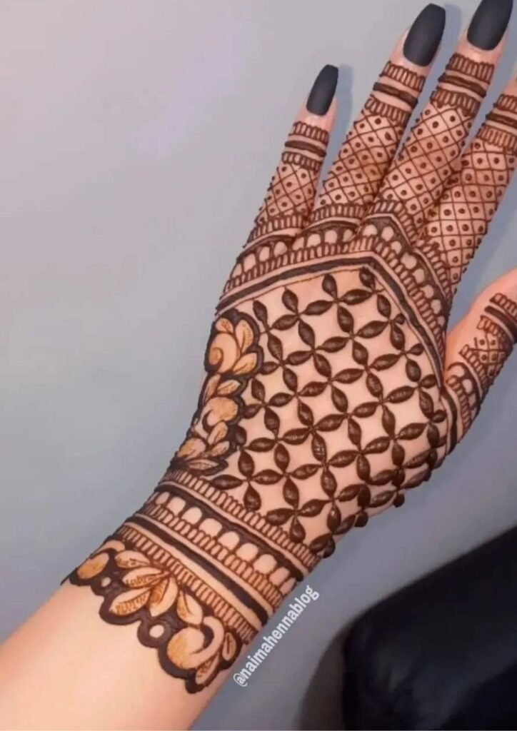 mehndi design front hand