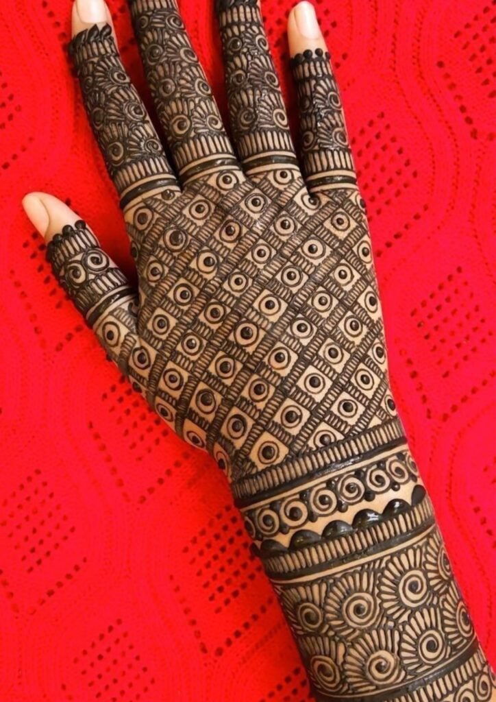 Mehndi Design Back Hand 