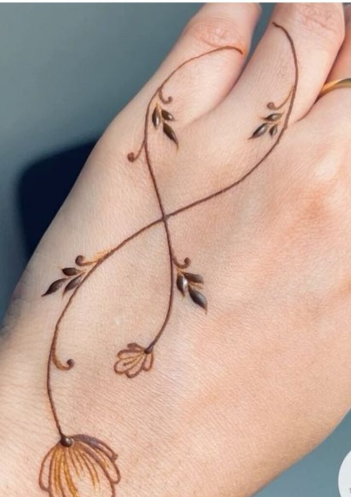 Stylish Simple Mehndi Design