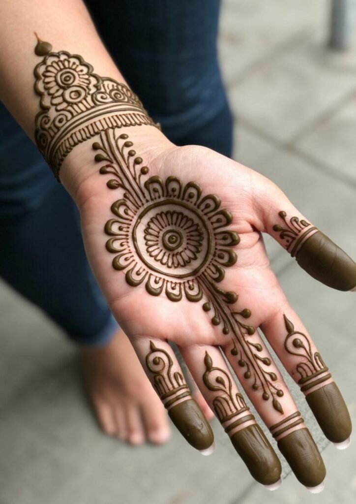 Simple Mehndi Designs for Kids