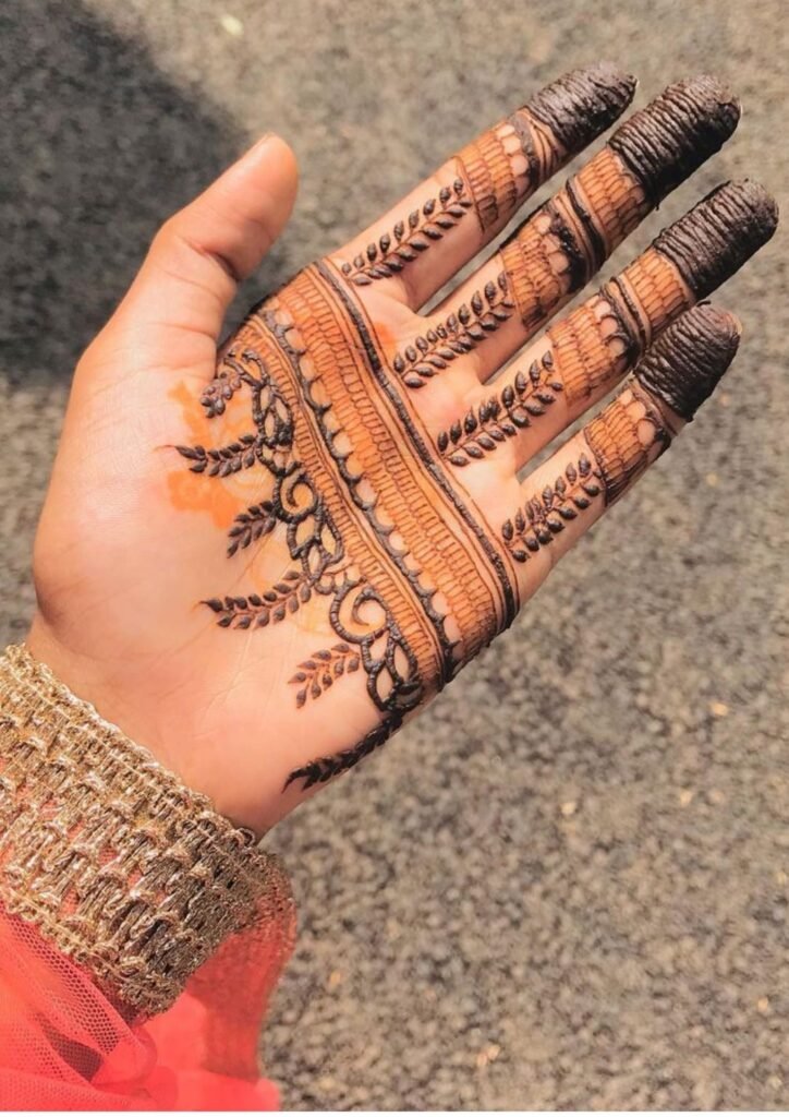 mehndi design front hand
