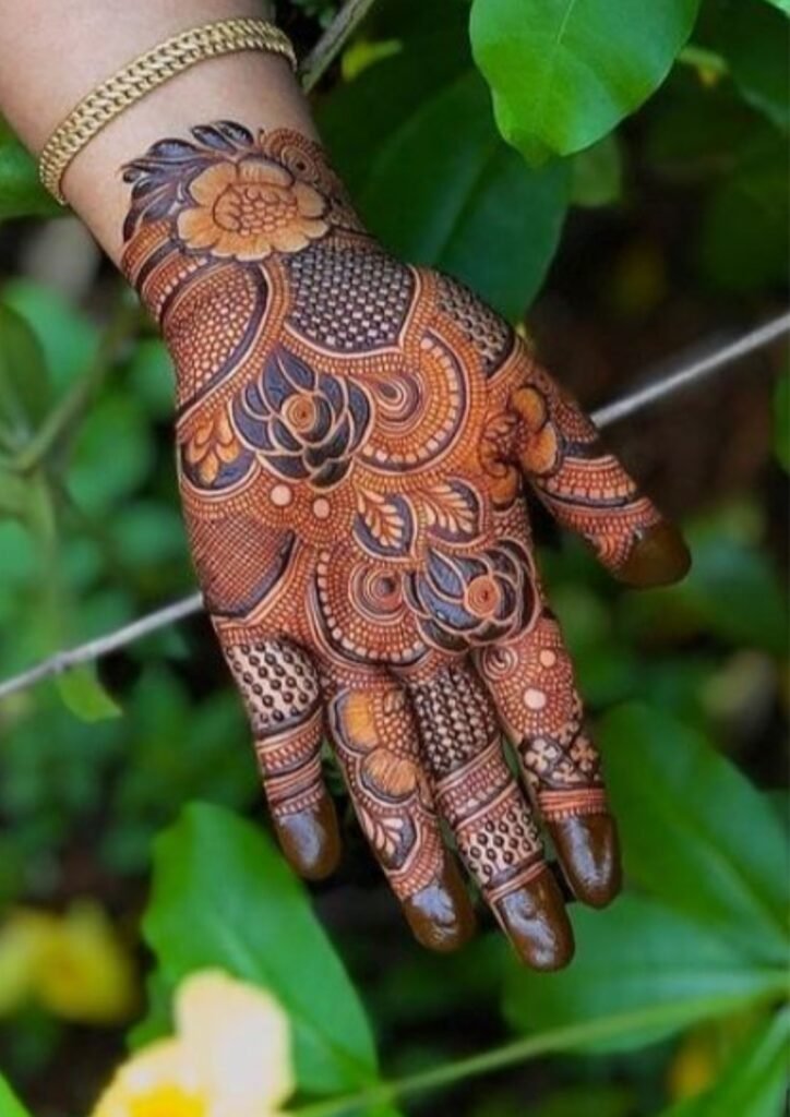 Front Hand Mehndi Design