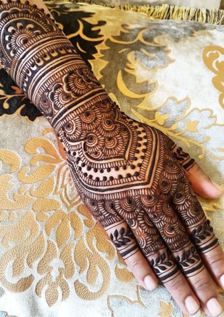 Mehndi Design Back Hand 