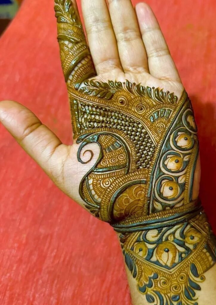mehndi design front hand