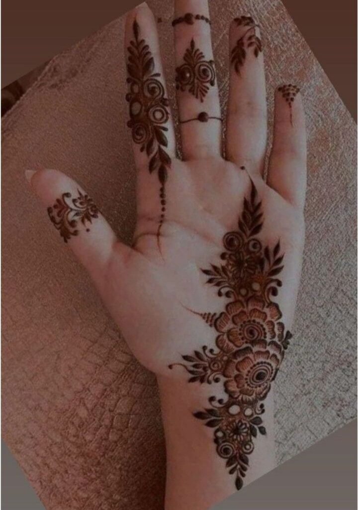 Stylish Simple Mehndi Design