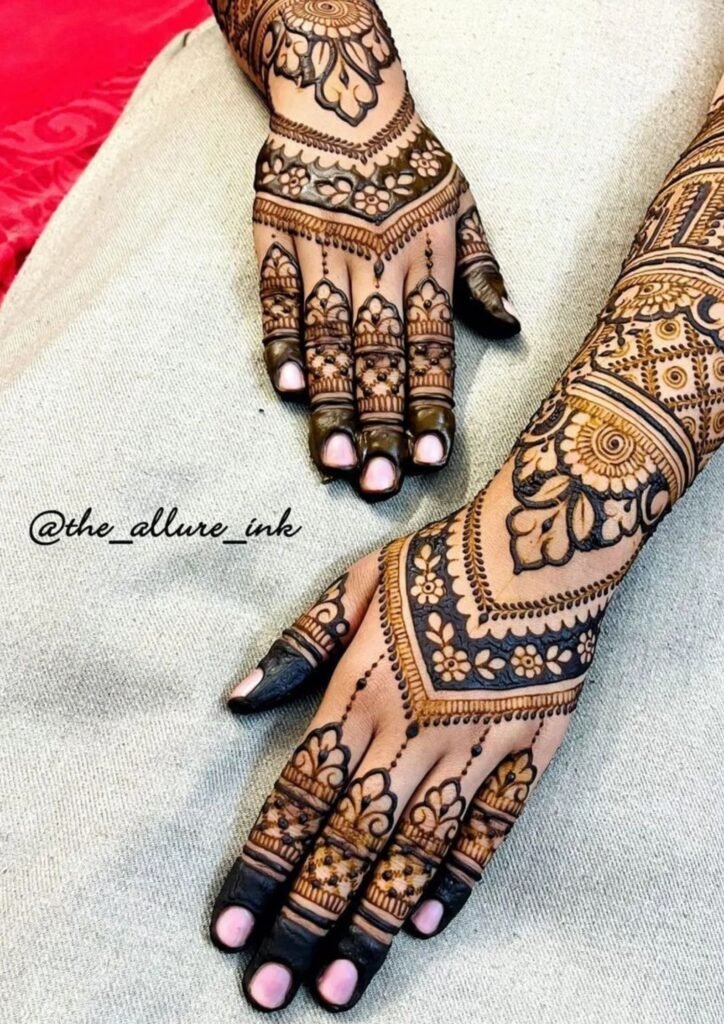 mehndi design front hand