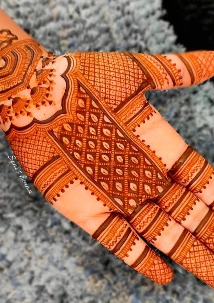 mehndi design front hand