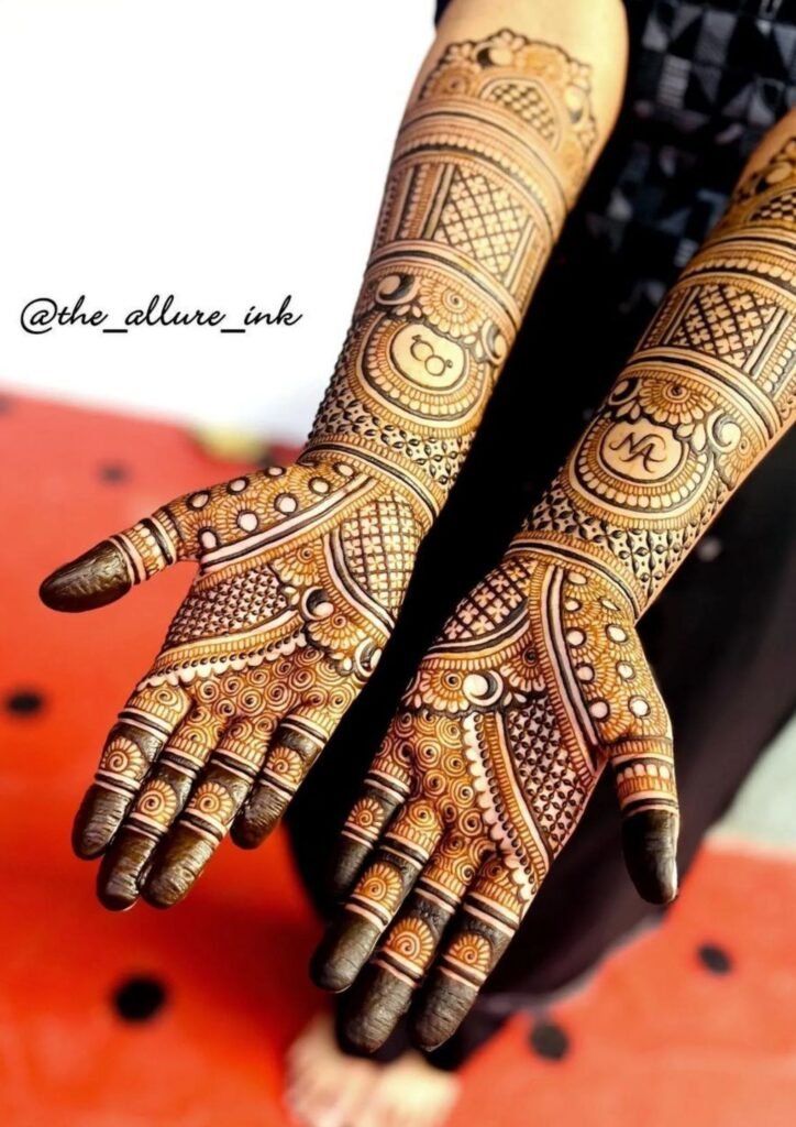 mehndi design front hand