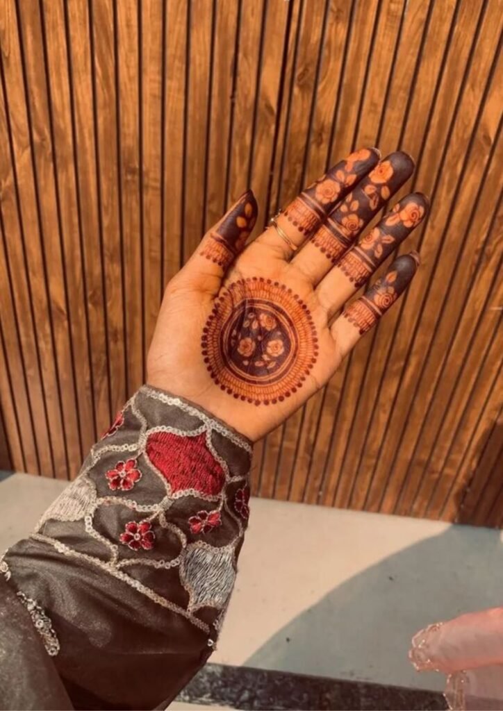 Front Hand Mehndi Design