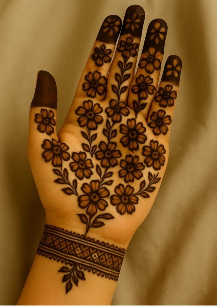 Modern Full Hand Mehndi Designs