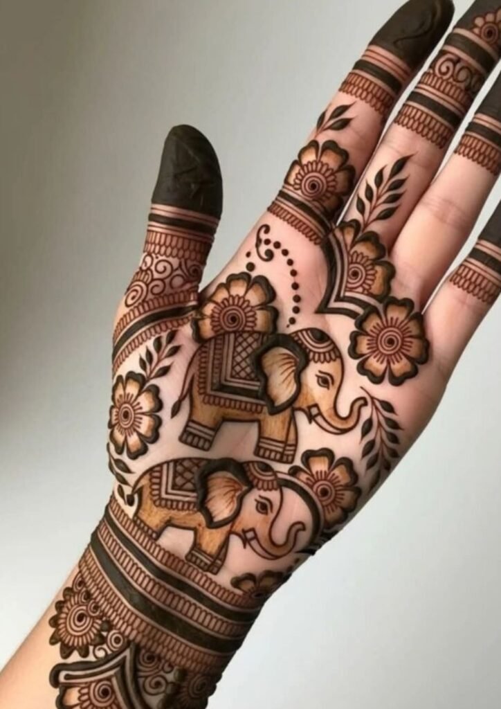 mehndi design front hand