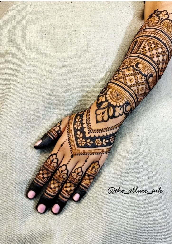 mehndi design front hand