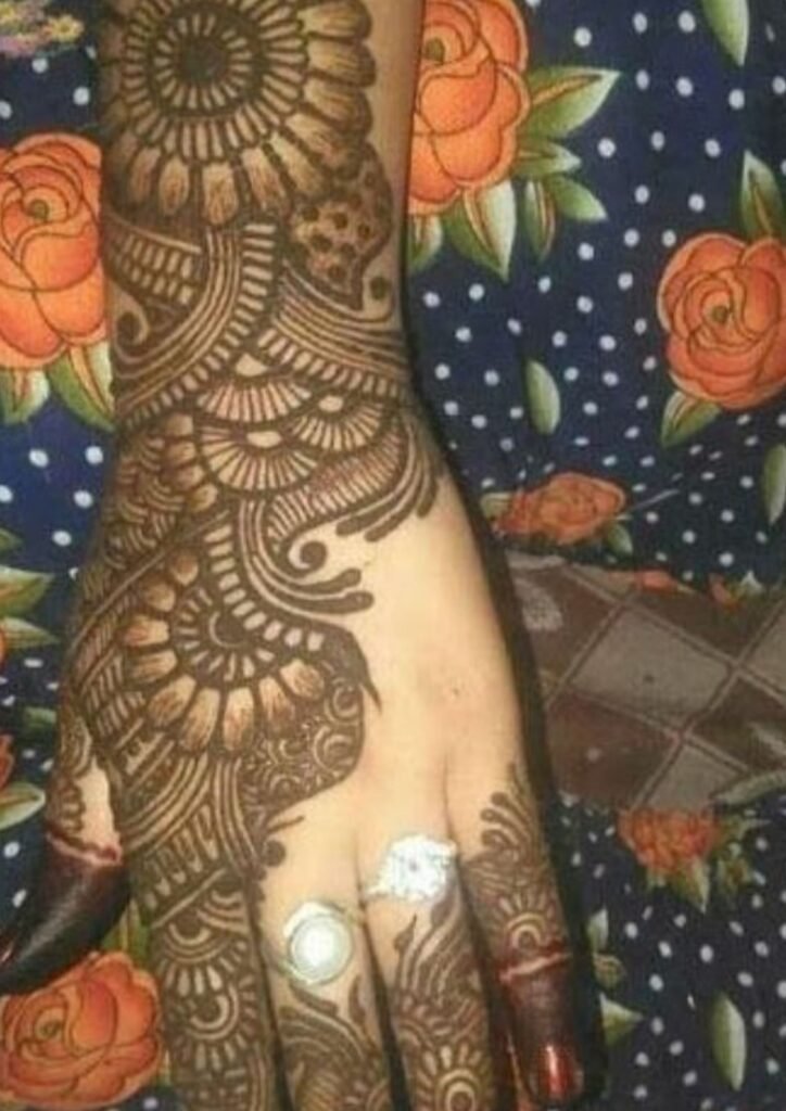Mehndi Design Back Hand 
