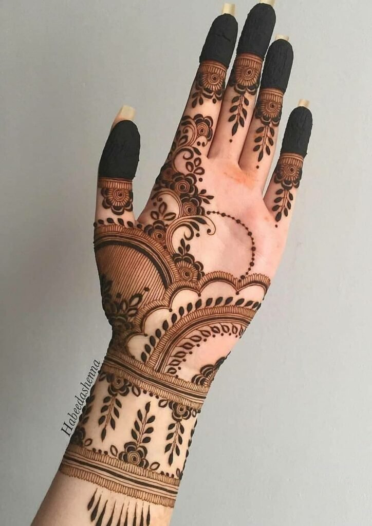 mehndi design front hand
