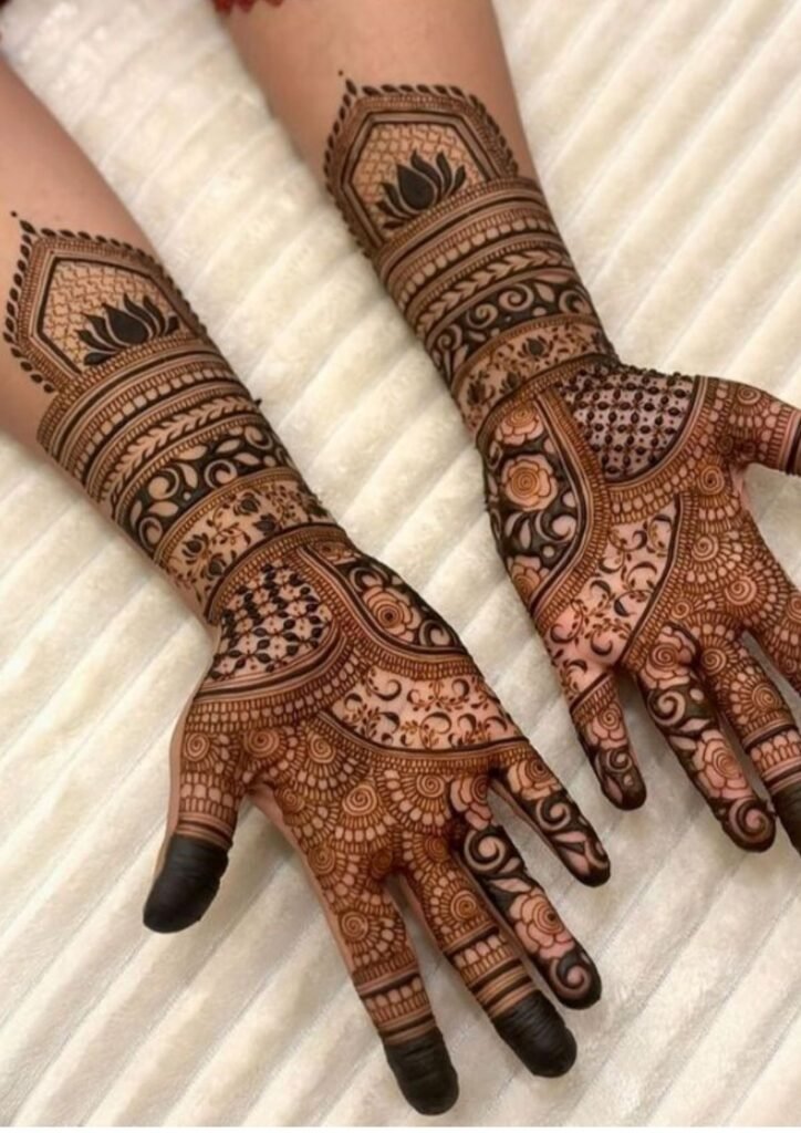 mehndi design front hand
