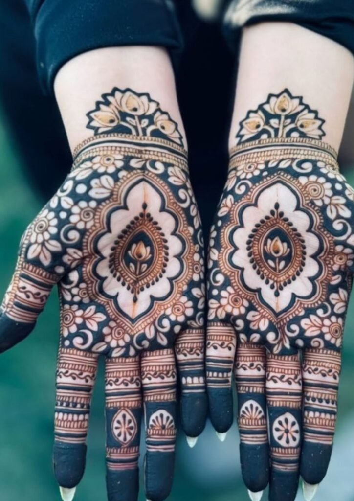 Front Hand Mehndi Design