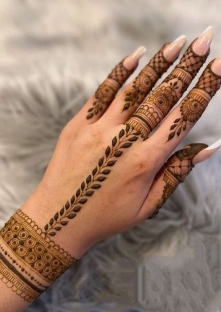 Back Hand Mehndi Design