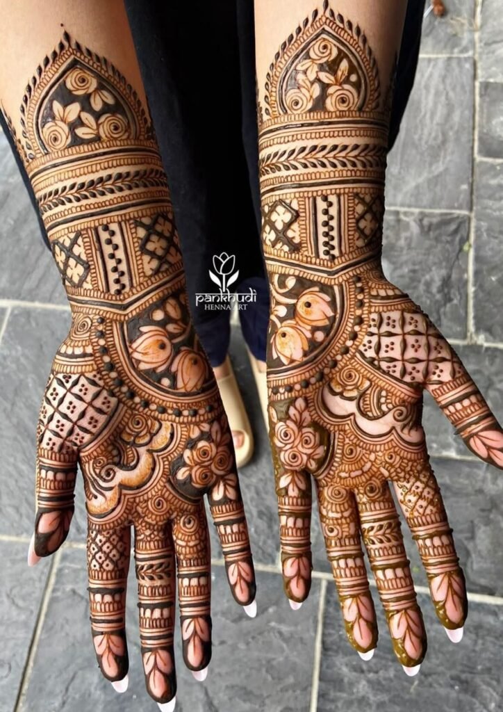mehndi design front hand