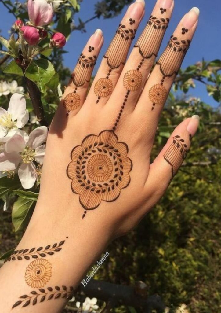 Back Hand Mehndi Design