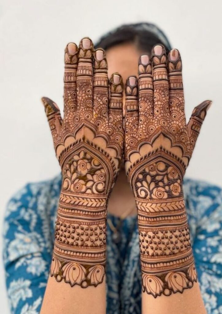 mehndi design front hand