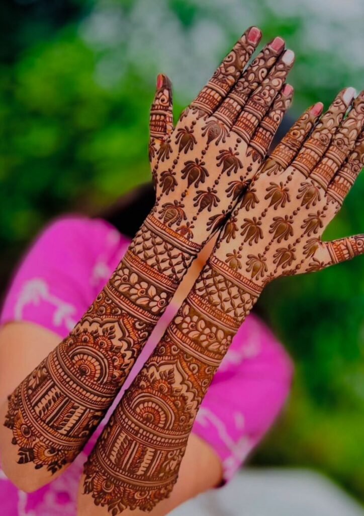 mehndi design front hand