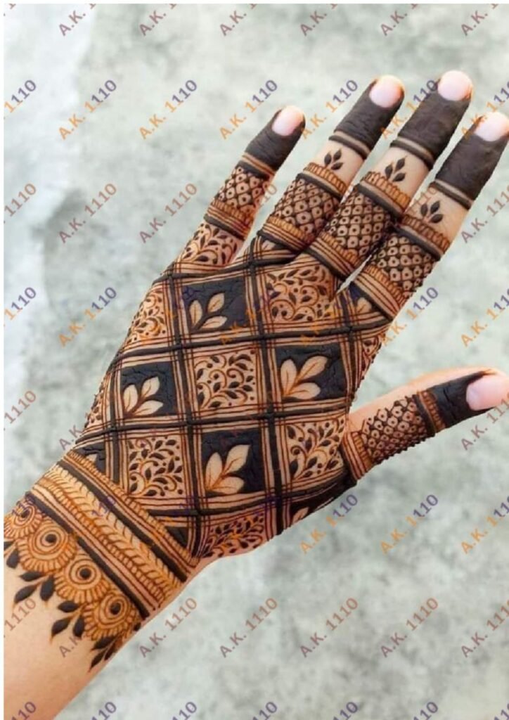 Stylish Simple Mehndi Design