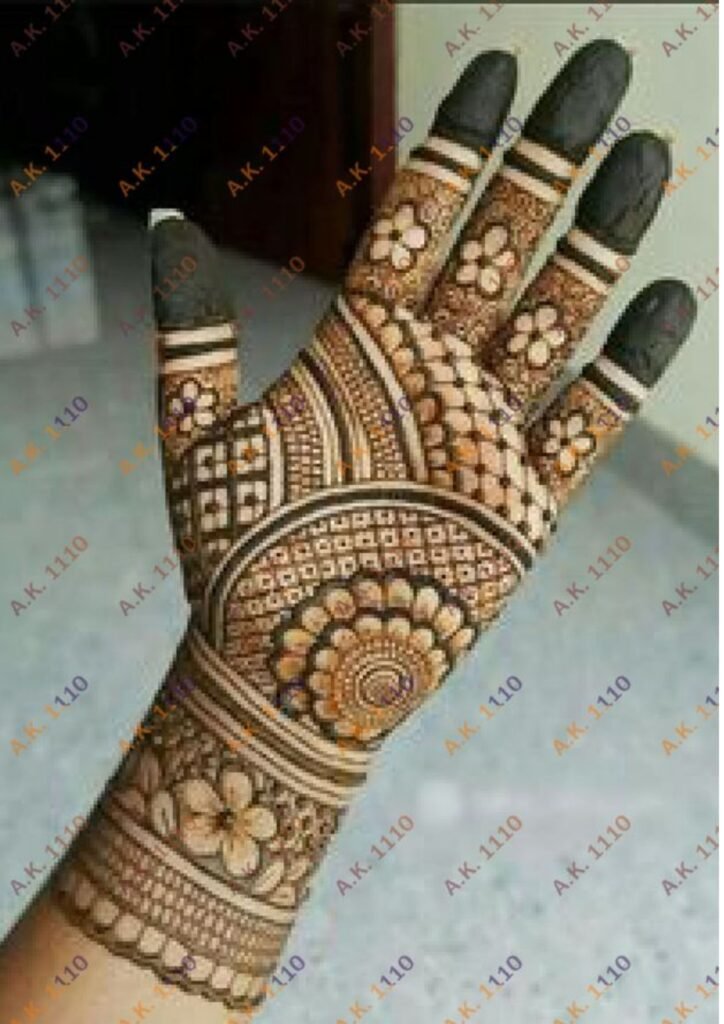 Stylish Simple Mehndi Design