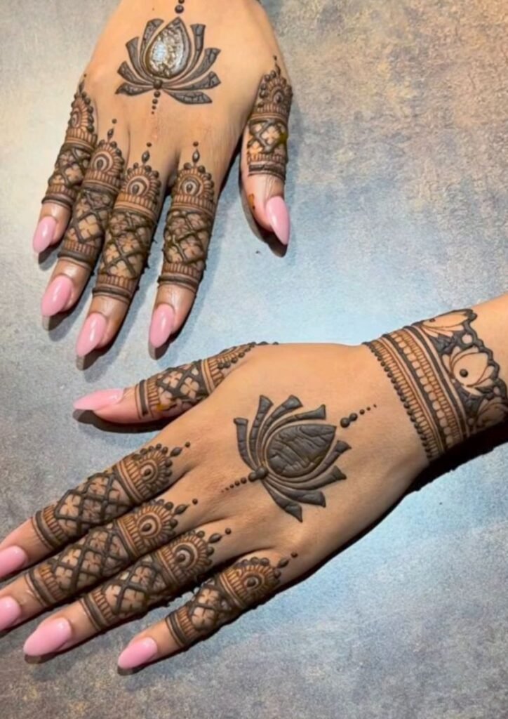 mehndi design front hand