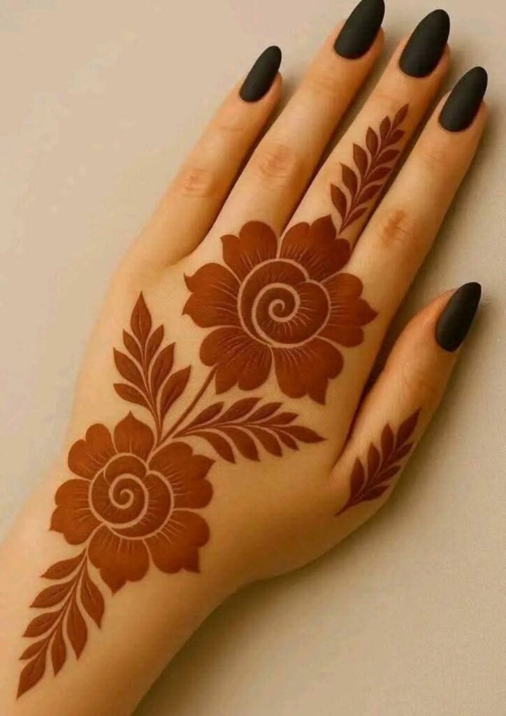 Simple Mehndi Designs for Kids