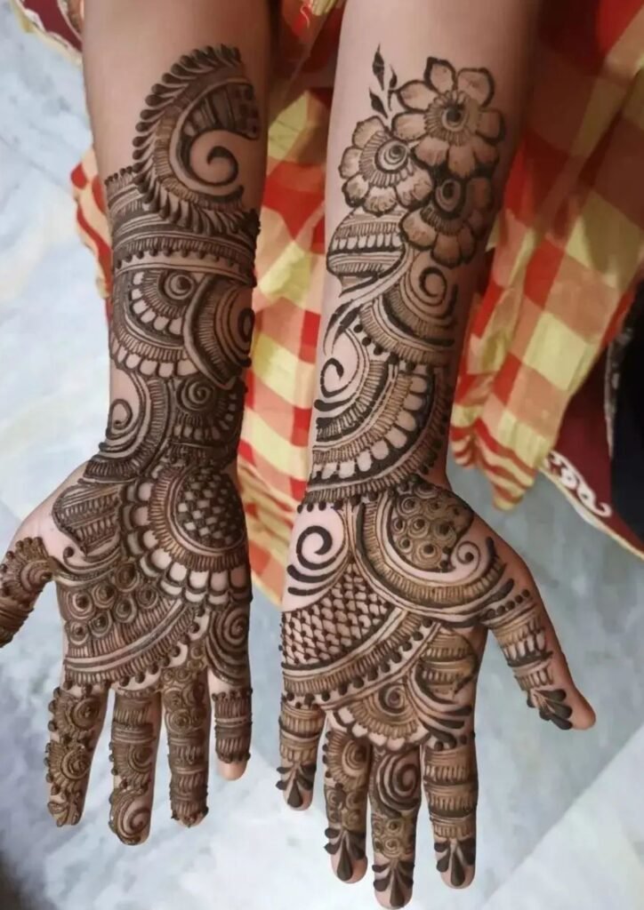 Front Hand Mehndi Design