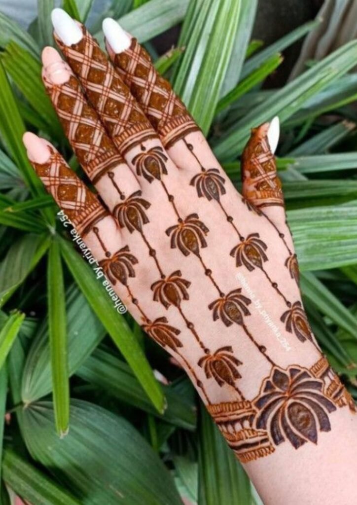 mehndi design front hand