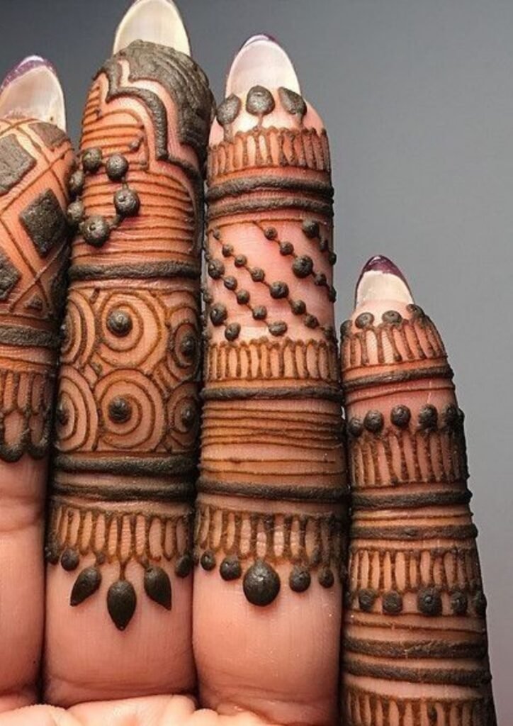 Finger Mehndi Design