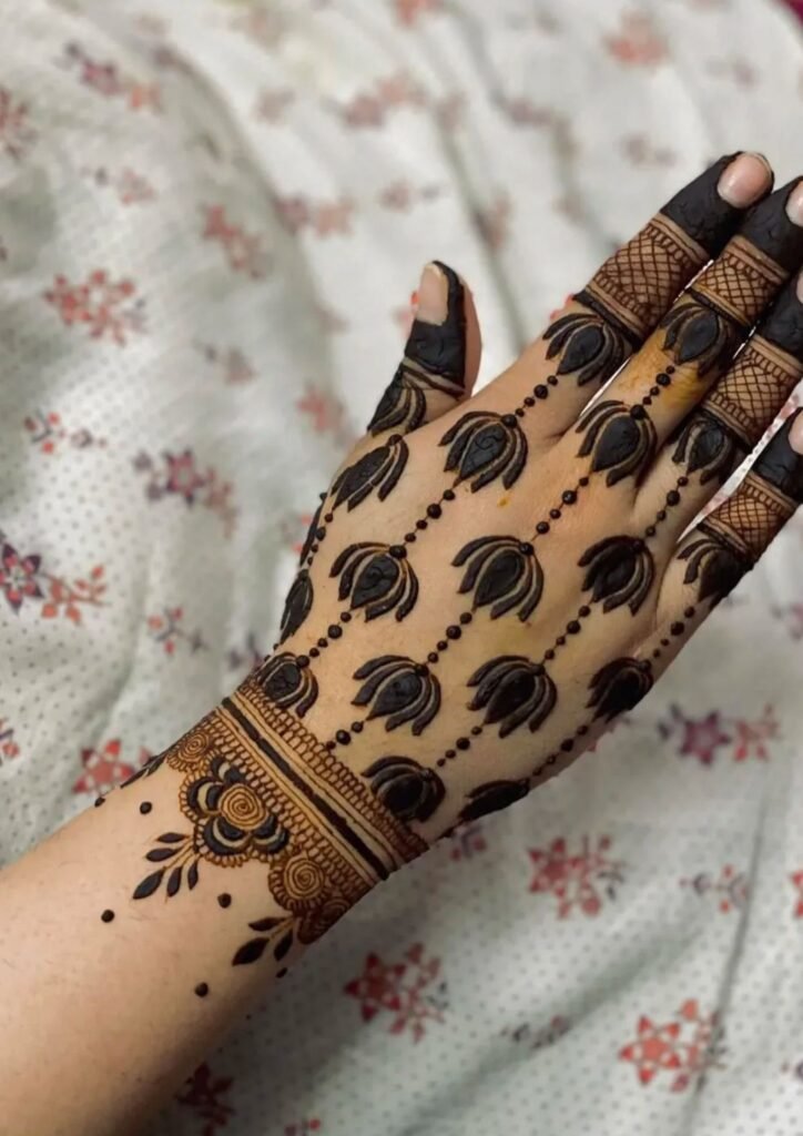 mehndi design front hand