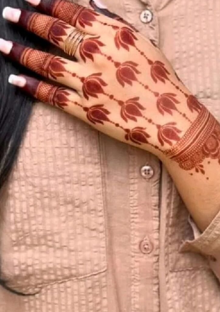 mehndi design front hand
