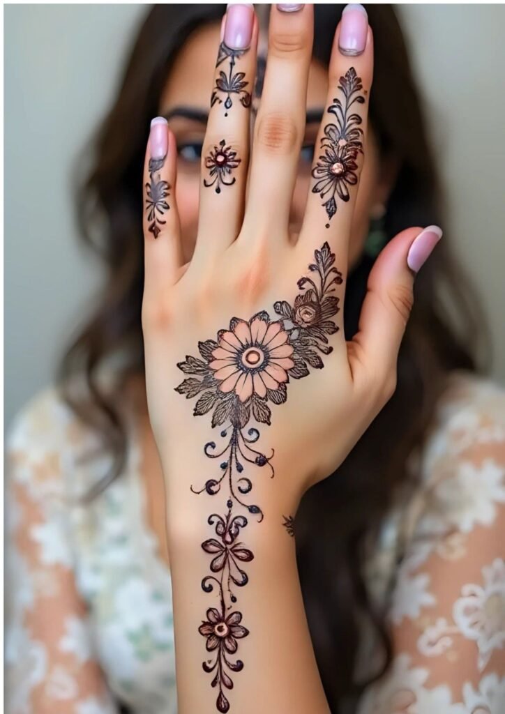 Modern Full Hand Mehndi Designs