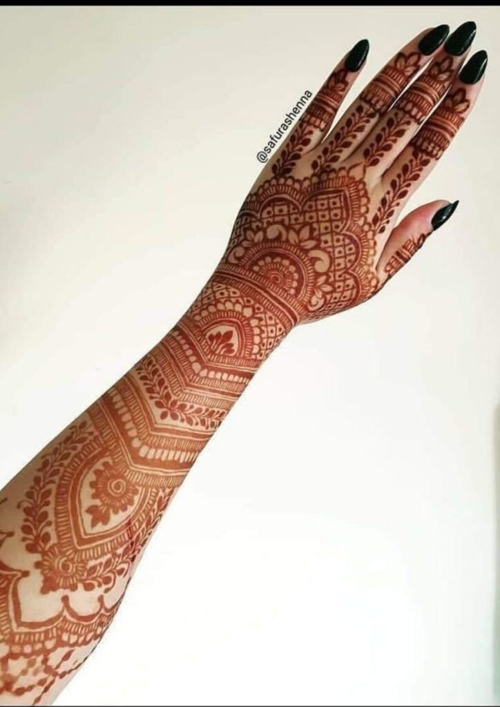 Mehndi Design Back Hand 